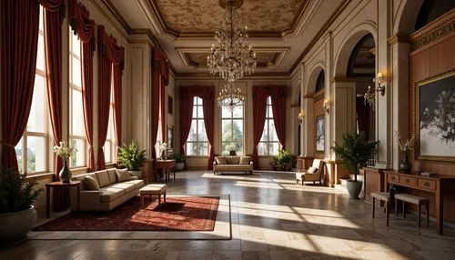 royal interior,entrance hall,highclere castle,villa cortine palace,ritzau,ornate room,orangery,villa balbianello,foyer,cliveden,victorian room,nymphenburg,enfilade,dolmabahce,chateau margaux,farmleigh,highclere,hallway,orangerie,danish room