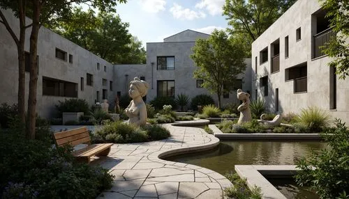 courtyards,landscape design sydney,courtyard,garden design sydney,landscape designers sydney,netherwood,3d rendering,streamwood,inside courtyard,landscaped,limewood,3d rendered,water feature,waterplace,render,broadmead,cohousing,townhomes,jardins,cryengine