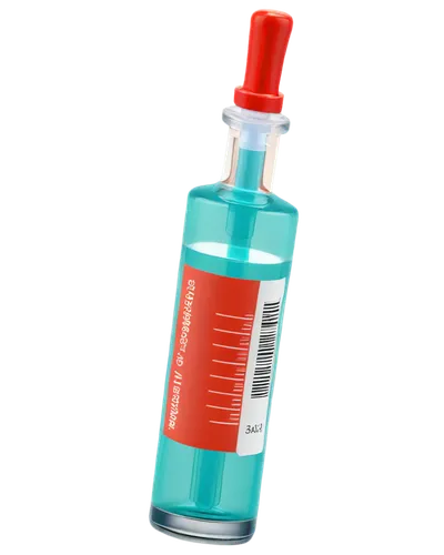 vaccine, medical tool, syringe, needle, liquid medication, glass vial, metallic cap, rounded body, transparent liquid, colorful label, shiny surface, soft lighting, 3/4 composition, close-up shot, rea