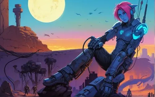 celldweller,cortana,wildstar,liara,planetside,arcee,Illustration,Children,Children 01