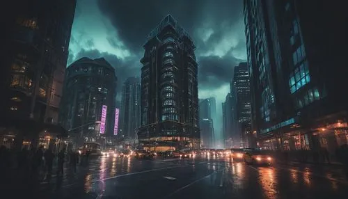 gotham,guangzhou,barad,metropolis,shanghai,arkham,dystopian,dubai marina,cybercity,cyberpunk,fantasy city,bladerunner,futuristic landscape,city at night,coruscant,skyscraper,skyscrapers,cityscape,the skyscraper,urban towers,Illustration,Realistic Fantasy,Realistic Fantasy 47