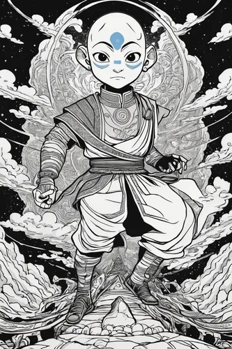 bodhisattva,shakyamuni,dharma,monk,vajrasattva,theravada buddhism,mantra om,dharma wheel,buddhist,buddha,buddhist hell,mudra,hindu,somtum,buddha focus,tibetan,avatar,bhutan,sadhu,ramayana,Illustration,Black and White,Black and White 14