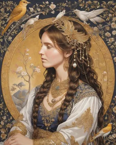 perugini,dove of peace,ariadne,guinevere,lucrezia,frigga