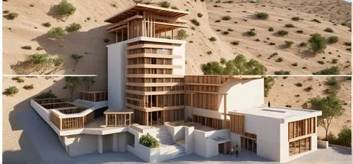 dunes house,amanresorts,3d rendering,revit,diriyah,masdar,dune ridge,karnak,multistorey,qasr al watan,ziggurat,damac,residential tower,wooden construction,multi-story structure,islamic architectural,model house,qumran,hasinai,qasr al kharrana,Photography,General,Realistic