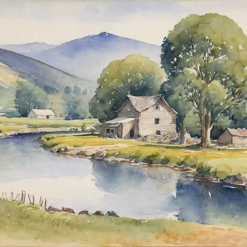 watercolor,rural landscape,watercolour,farm landscape,brook landscape,river landscape,home landscape,watercolor painting,water color,watercolor shops,watercolor background,watercolor sketch,salt meadow landscape,glendalough,water mill,meadow in pastel,watercolor paint,watercolors,watercolour frame,watercolor paper,Photography,Fashion Photography,Fashion Photography 13