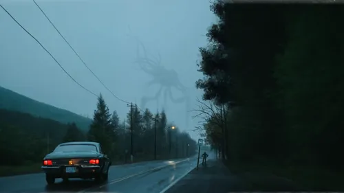 beetle fog,walking spider,arachnophobia,supernatural creature,harvestman,arachnid,maine,arthropod,hitchhiker,eerie,windshield,british columbia,spiders,ghost car,phobia,harvestmen,spider,washington state,antennae,warning lamp