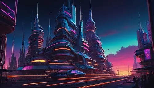 futuristic landscape,coruscant,futuristic architecture,cybercity,futuristic,cybertown,coruscating,fantasy city,metropolis,areopolis,arcology,sci - fi,skylstad,cyberworld,futurist,ordos,scifi,polara,cyberia,megacorporations,Illustration,Realistic Fantasy,Realistic Fantasy 33