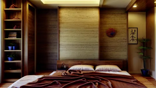 Estilo japandi y que se note menos amarillo,paneling,contemporary decor,japanese-style room,interior modern design,wallcoverings,luxury bathroom,sleeping room,chambre,interior decoration,bamboo curtai