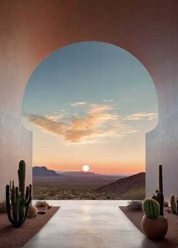 earthship,desert landscape,turrell,desert desert landscape,amanresorts,mexican hat,three centered arch,superadobe,arizona,sonoran,marfa,sonoran desert,new mexico,tuscon,ventanas,semi circle arch,roof landscape,tucson,el arco,ariz,Illustration,Black and White,Black and White 32