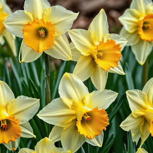 yellow daffodils,daffodils,yellow tulips,yellow daffodil,the trumpet daffodil,daffodil,spring bloomers,jonquils,easter lilies,daffodil field,spring flowers,tulipa sylvestris,tulipa,yellow orange tulip,narcissus,tulip flowers,jonquil,yellow flowers,tulipa tarda,spring equinox,Photography,General,Realistic