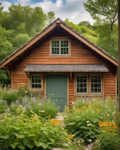 country cottage,garden shed,summer cottage,springhouse,log cabin,craftsbury,outbuilding,cohousing,cottage garden,summerhouse,cottage,saltbox,cabane,homeplace,berkshires,weatherboarded,small cabin,new england style house,homesteading,wooden house,Art,Artistic Painting,Artistic Painting 39