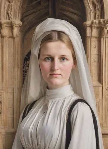 portrait of christi,the prophet mary,girl in a historic way,nun,mary 1,bouguereau,woman of straw,gothic portrait,portrait of a woman,mary-bud,praying woman,joan of arc,mary,fatayer,portrait of a girl,female doctor,the angel with the veronica veil,jane austen,cepora judith,angel moroni,Digital Art,Classicism