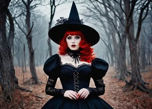 gothic woman,bewitching,gothic dress,witching,gothic portrait,halloween witch,witchery,gothic style,witch hat,the witch,witch,bewitch,witch's hat,gothic,witchfinder,witches' hats,dark gothic mood,witches' hat,samhain,witch house,Illustration,Black and White,Black and White 07