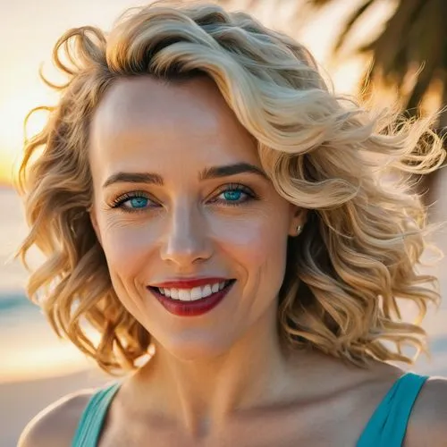 wallis day,cg,cosmetic dentistry,natural cosmetic,radiant,killer smile,portrait background,blonde woman,short blond hair,beach background,garanaalvisser,aussie,natural color,a girl's smile,smiling,woman portrait,malibu,beautiful woman,female hollywood actress,attractive woman,Art,Artistic Painting,Artistic Painting 20