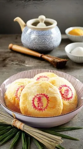 durian pancake,korean pancake,dorayaki,akiga,tonkatsu,sakura mochi,masa,akara,semolina,gujiao,kusa mochi,omu,jiaozi,yellow leaf pie,egg pancake,mandarin cake,saomai,spoonbread,ham pancakes,karunakara