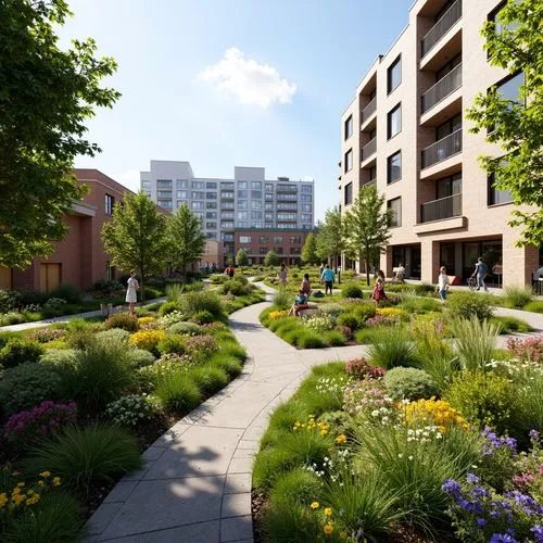 cohousing,kidbrooke,woodberry,greenspaces,spring garden,new housing development,netherwood,broadmead,landscaped,liveability,greenspace,greenacre,microhabitats,urban park,aldersgate,arborway,colindale,cedarvale,brindleyplace,flowerbeds