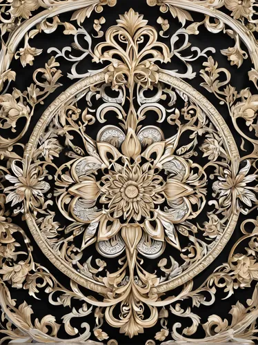 damask paper,damask background,damask,paisley pattern,patterned wood decoration,floral ornament,gold filigree,floral pattern paper,baroque,gold stucco frame,flower fabric,abstract gold embossed,fabric design,floral pattern,textile,blossom gold foil,decorative element,gold foil lace border,traditional pattern,kimono fabric,Illustration,Black and White,Black and White 03