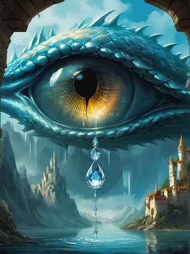 the blue eye,all seeing eye,waterdrop,fantasy picture,third eye,mirror of souls,fantasy art,eyestone,gondolin,illusionist,a drop of water,eyedrops,seye,blue eye,imaginarium,a drop of,world digital painting,water drop,thingol,peacock eye,Conceptual Art,Fantasy,Fantasy 02