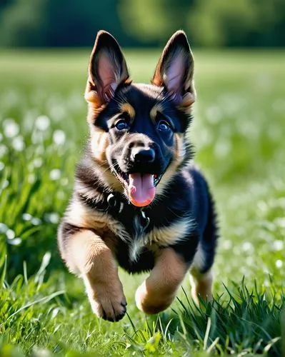 german shepherd dog,cute puppy,cheerful dog,alsatians,alsatian,schutzhund,Photography,General,Realistic