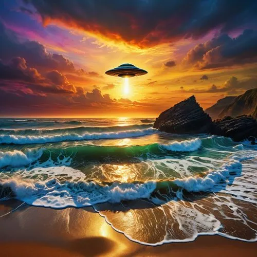 seascape,alien planet,ocean paradise,beach landscape,beautiful beach,ocean background,Photography,General,Fantasy