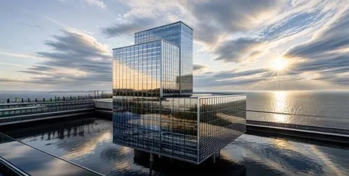 Futuristic Design, Innovative Structure, Smart Integration, Open Workspace, Green Relaxation, Sustainable Architecture, Advanced Materials, Natural Lighting, Tech Showcase,elbphilharmonie,malmö,glass 