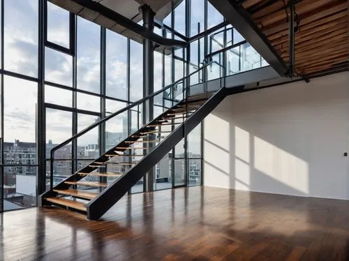 steel stairs,outside staircase,loft,lofts,wooden stair railing,staircase,daylighting,winding staircase,stairwell,staircases,balustrades,contemporary decor,structural glass,stair,hardwood floors,spiral stairs,penthouses,stairwells,balustraded,interior modern design,Art,Artistic Painting,Artistic Painting 47