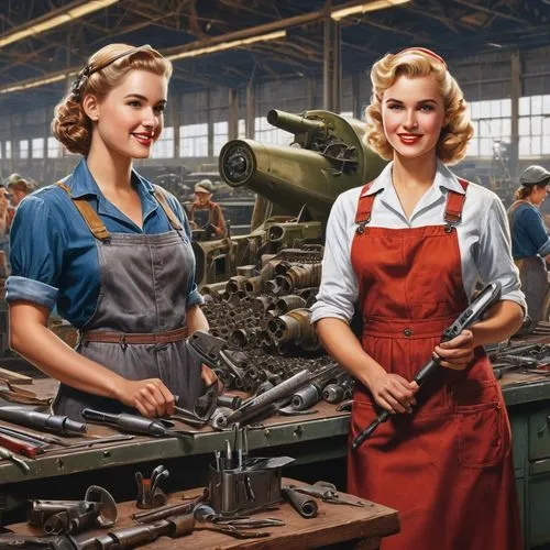 1940 women,riveting machines,workers,pin-up girls,gunsmith,alpino-oriented milk helmling,sewing factory,pin up girls,wrenches,manufactures,made in germany,vintage girls,wartime,retro pin up girls,metal lathe,douglas aircraft company,vintage women,manufacture,girl scouts of the usa,warsaw uprising,Photography,General,Natural