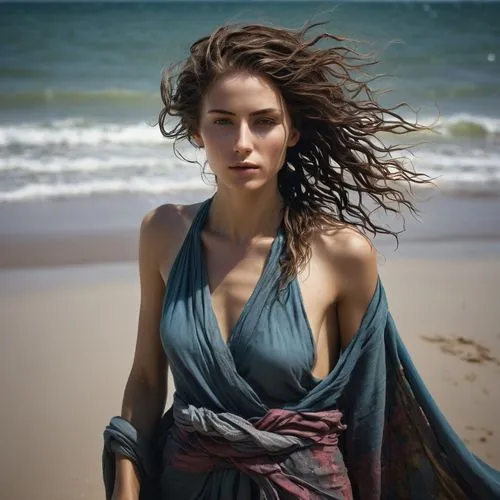 girl on the dune,scherfig,bellucci,maryan,the wind from the sea,kurylenko,Conceptual Art,Fantasy,Fantasy 11