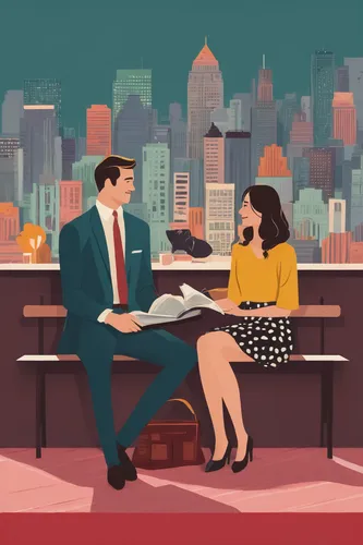 Compose a heartwarming rom-com screenplay set during a movie premiere.,job interview,financial advisor,business people,interview,place of work women,background vector,business women,a meeting,establis