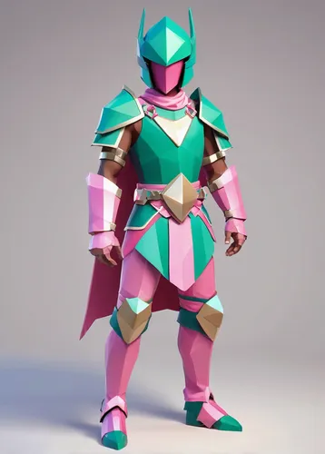 pink vector,knight armor,low poly,3d model,low-poly,pink quill,knight star,coral guardian,gradient mesh,polygonal,knight,3d man,polygon,3d figure,armored,3d render,alien warrior,man in pink,3d rendered,samurai fighter,Unique,3D,Low Poly