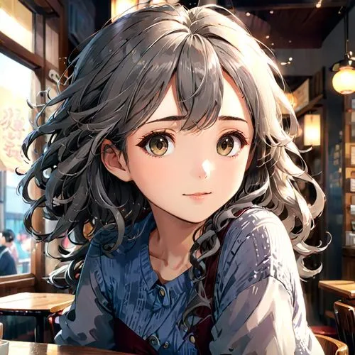 nanami,nanako,sakuya,chiaki,coffee background,kawakami,Anime,Anime,Realistic