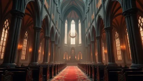 cathedral,sanctuary,aisle,hall of the fallen,haunted cathedral,duomo,the cathedral,liturgy,gothic church,ecclesiatical,church painting,cathedrals,threshold,illumination,nidaros cathedral,ecclesiastical,basilica,sanctum,sacristy,digital painting,Photography,General,Realistic