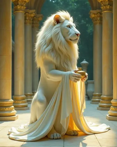 white lion,lion white,aslan,lion - feline,lion,lion father,Conceptual Art,Fantasy,Fantasy 01