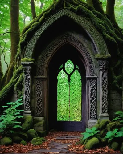 fairy door,stone gate,garden door,forest chapel,doorway,cartoon video game background,wood gate,portal,doorways,nargothrond,witch's house,springhouse,the threshold of the house,elven forest,gateway,the door,rivendell,threshhold,fairy house,mirkwood,Unique,3D,Modern Sculpture