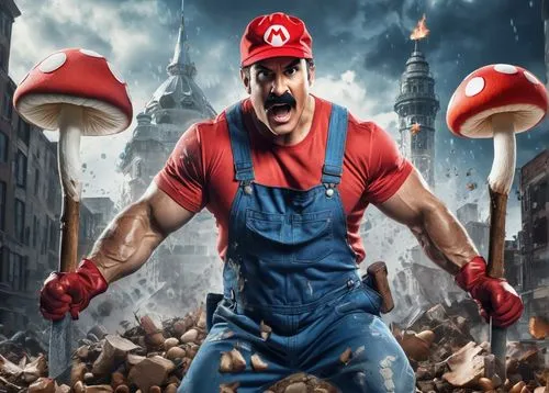 super mario brothers,super mario,mario,mario bros,plumber,luigi,janitor,red blood cell,smash,red super hero,repairman,game art,capellini,angry man,mobile video game vector background,nintendo,blood cell,ball-peen hammer,tradesman,club mushroom,Photography,Artistic Photography,Artistic Photography 07