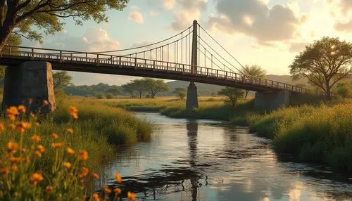 polders,scenic bridge,hanging bridge,river landscape,dutch landscape,riverside,waterweg,bridge,colorado riverway bridge,waterway,cryengine,brug,river bank,polder,hangman's bridge,adventure bridge,the netherlands,riverbank,wooden bridge,saginaw,Photography,General,Realistic