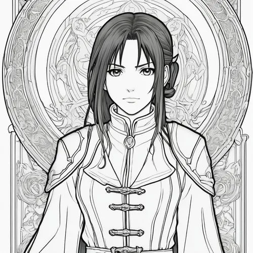 soren,virion,fingolfin,shigure,hasebe,kuchel,Illustration,Black and White,Black and White 13