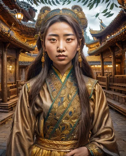 chinese art,inner mongolian beauty,yi sun sin,world digital painting,mulan,oriental painting,oriental princess,korean history,shuanghuan noble,oriental girl,asian woman,xing yi quan,korean culture,oriental,asian vision,arang,dragon li,huqin,asia,chinese screen