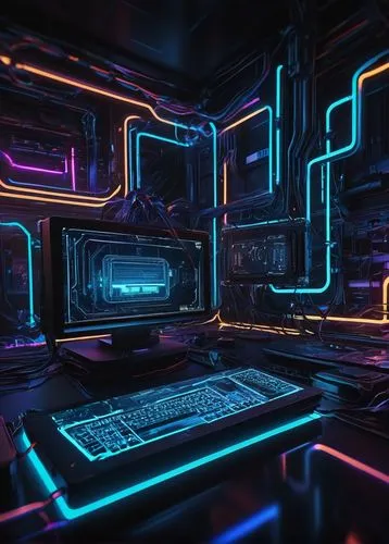 spaceship interior,cyberscene,3d background,3d render,ufo interior,computerized,cinema 4d,cyberia,computer room,cyberview,tron,computer graphic,computer art,computec,cyberspace,synth,cybertown,computer workstation,cyberworld,computerworld,Illustration,Retro,Retro 22