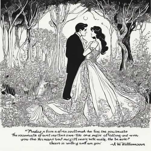 wedding invitation,fairy tales,a fairy tale,flightless bird,book illustration,film poster,romance novel,fairy tale,children's fairy tale,fairytales,ballroom dance,fairytale characters,fairytale,wedding icons,vintage illustration,wedding couple,gone with the wind,silver wedding,honeymoon,golden weddings,Illustration,Black and White,Black and White 17