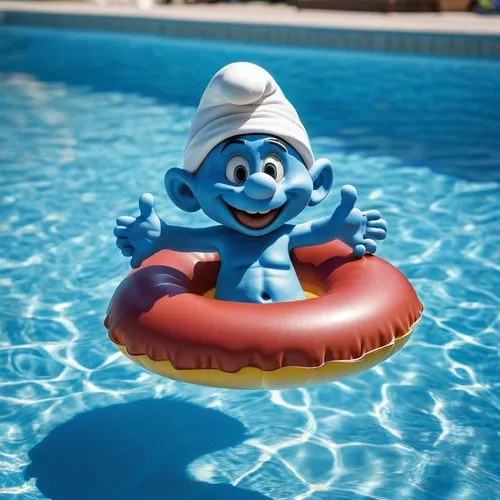 smurf figure,pool water,inflatable pool,summer floatation,white water inflatables,wassertrofpen,baby float,water police,om,life saving swimming tube,schwimmvogel,smurf,mascot,water park,dug-out pool,pool water surface,swimming pool,the mascot,keep cool,water bomb