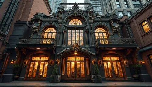 benaroya,victorian,nihonbashi,hearst,ornate,beautiful buildings,facade lantern,apthorp,marunouchi,driehaus,gastown,gringotts,architecture,brownstone,asian architecture,wanamaker,brownstones,twg,yaletown,knight house,Photography,General,Realistic