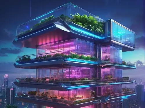 sky apartment,cube stilt houses,futuristic architecture,cubic house,cube house,electrohome,ecotopia,skyscraper,hydroponics,greenhouse effect,hydroponic,greenhouse,arcology,glass building,residential tower,cybercity,cybertown,sky space concept,electric tower,modern architecture,Illustration,Vector,Vector 19