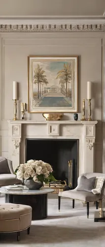 fireplaces,luxury home interior,fireplace,fire place,chaise lounge,sitting room,family room,mantle,contemporary decor,living room,livingroom,modern living room,mantel,gold stucco frame,modern decor,search interior solutions,danish furniture,interior decor,art deco frame,mid century modern,Conceptual Art,Fantasy,Fantasy 23