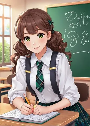 teacher,tutor,classroom,classroom training,detention,child's diary,tutoring,girl studying,schoolgirl,school start,mikuru asahina,back to school,class room,professor,diary,school items,carnation coloring,student,primary school student,calculus,Illustration,Black and White,Black and White 04