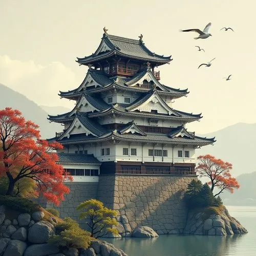 matsumoto castle,beautiful japan,japan landscape,asian architecture,japon,autumn in japan