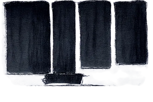 soulages,monoliths,doorposts,doors,windowpanes,monolith,windows,fenceposts,iron door,columns,pillars,blue doors,dark cabinetry,doorways,vents,monolithic,chimneys,vent,steel door,ingots,Illustration,Paper based,Paper Based 30