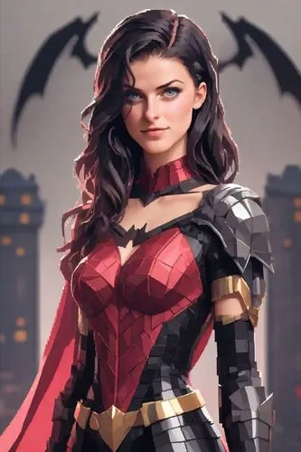 wonder woman city,batallion,markswoman,xcx,fantasy woman,kittani,Digital Art,Pixel