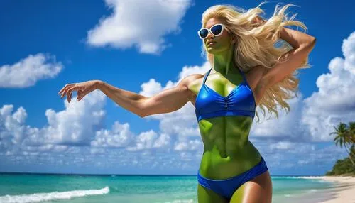 photoshop manipulation,snorkeling,under sea,merfolk,woman frog,female swimmer,snorkel,merman,cynthia (subgenus),girl in swimsuit,crocodile woman,scuba,seaweed,sea eel,wetsuit,one-piece swimsuit,the beach pearl,muscle woman,cgi,photoshop creativity,Art,Artistic Painting,Artistic Painting 21