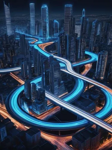 superhighways,superhighway,light trail,light trails,city highway,smart city,interchanges,highways,infrastructures,transport and traffic,cybercity,expressways,connex,the loop,aerotropolis,cyberport,infrastucture,cybertown,yas marina circuit,highway roundabout,Conceptual Art,Daily,Daily 15